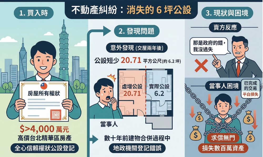 消失的 6 坪公設｜不動產產權糾紛